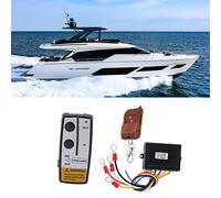 ZenithAur Complete Winch Remote Control Switch with Handheld Remote and Receiver for Jeep Car and UTV Use Extended 75ft Range for Enhanced Safety Universal 12V / 24V Compatibility