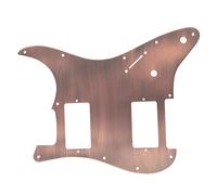 ZenithAur Copper Tremolo Cavity Cover, HH Pickguard Back Plate for ST Guitar Replacement Accessory