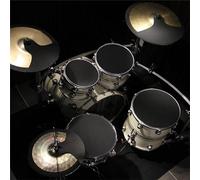 ZenithAur Drum Mute Pads Set, 10pcs Drum Mute Pad Mat and Cymbal Sound Off Accessories for Quiet Practice, Universal 5mm Thickness Rubber Foam Material