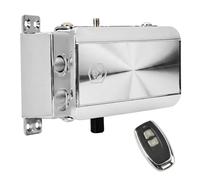ZenithAur Electric Door Lock Kit Featuring a Smart Door Lock Mechanism with Remotes, Provides Keyless Entry Deadbolt Access for Anti-Theft Home Security Systems