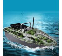 ZenithAur Fishing Bait Boat, 500M Wireless Remote Control Fish Finder with LED Night Light, Sturdy & Outlast Design, Crash, Standby Time: 3H