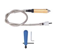 ZenithAur Flex Shaft Extension with 0.3 to 6.5mm Chuck Key Adapter for Electric Drills/Rotary Grinder Attachment, 6mm Flex Shaft Tool for Precision Work