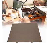 ZenithAur Flexible Build Plate 377x370mm, PEI Steel Plate for Ender 5 Plus, 3D Printer Accessories, High - Temperature defiance, Easy Removal, Powder Coated Finish (Steel Plate)