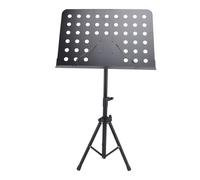 ZenithAur Foldable Sheet Music Stand with Adjustable Height 31.5 to 63in for Bands and Schools, Portable Music Stand Supports Books and Tablets, Alloy Steel
