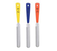 ZenithAur Guitar Nut Files Set with 3 Stainless Steel Guitar Files, a Professional Guitar Repair Tool for accurate slotting on Guitar, Bass, Ukulele, and Banjo setups