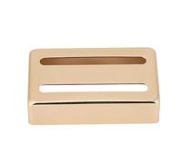 ZenithAur Guitar Pickup Cover with a Two Slot design for dual coil pickups, this Brass Humbucker Cover fits most standard size electric guitar humbucker SELECTIONS (Gold)