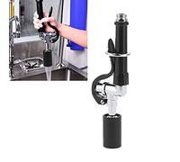 ZenithAur High Pressure Faucet Spray Valve, Commercial Pre-Rinse Sprayer with Stainless Steel Sink Faucet Design, Efficient Rinse Shower Head Kit for Kitchen and Bathroom Use