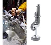 ZenithAur High Pressure Spray Valve Head, Commercial Faucet Rinse Sprayer with Flexible Hose for Kitchen and Restaurant Use