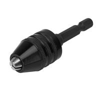 ZenithAur Keyless Drill Chuck 0.3-8mm, 1/4 Inch Hex Shank Adapter for Electric Screwdriver Conversion