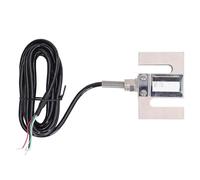 ZenithAur Load Cell Weight Sensor with 0.03% F·S Non Linearity and 5V-15V Excitation, an S Type Load Cell with M12 Thread for Pull and Push Force Testing (300KG)