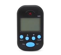 ZenithAur Mini Digital Metronome with LCD Screen and TAP Tempo Function, a Portable Clip-On Metronome with Headphone Output for Guitar Piano Violin Drummers (Black)