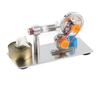 ZenithAur Miniature Steam Power Generator, Single Cylinder Stirling Engine Model for Physics Science Education