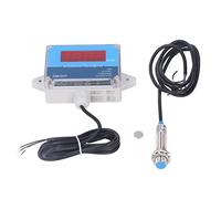ZenithAur Motor Tachometer Speed Meter Sensor IP68 Weatherproof LED Digital Display DC 8V to 24V