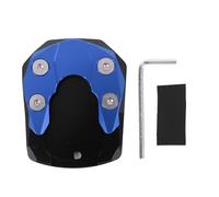ZenithAur Motorcycle Kickstand Extension Plate for Xmax 125 250 300 Enhanced Stability on Soft Ground/Mud/Sand Anodized Aluminum Motorcycle Kickstand Support Pad (Blue)