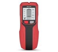 ZenithAur Multi-Function Wall Scanner with LCD Display and 3 Scan Modes for Home Renovation, an Accurate Digital Metal Detector for Wood/Live AC Wire Finding (Red)