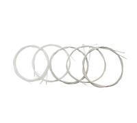 ZenithAur Nylon Silver - Plated Oud Strings, Clear Alloy Wound Strings for Oud Replacement Accessories (10strings)