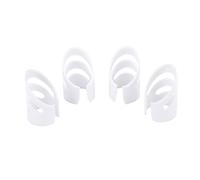 ZenithAur Plastic Guitar Finger Picks Set, 4Pcs Guitar Finger Protectors for Bass Ukulele Mandolin, Outlast Fingertip Protector Accessory