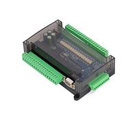 ZenithAur PLC Controller 24VDC 16 Input 16 Output, FX3U 32MR Industrial Control Board with 5A Relay Output and 6AD 2DA Analog for Automation Equipment