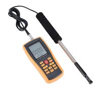 ZenithAur Portable Digital Hot Wire Anemometer, Wind Speed Temperature Anemometer, Compact Design with Backlight, Ideal for HVAC and Outdoor Use