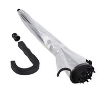 ZenithAur Portable Pet Rain Umbrella for Walking Small Animals, Includes Integrated Pet Umbrella with Leash, Clear Canopy for Visibility on Rainy or Snowy Days