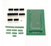 ZenithAur Prototype Screw Terminal Block Kit with FR-4 Glass Fiber PCB Carrier, Female Header Sockets and the complete Terminal Block Module Kit for flexible use