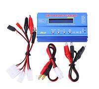 ZenithAur RC Lipo Battery Charger 80W Digital Balance Charger Discharger for Lipo NiMh RC Hobby Batteries with Intelligent Management and Temperature Detection (Advantage to the plug)