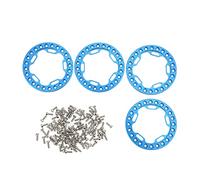 ZenithAur RC Wheel Outer Rings set of four, precision CNC machined aluminum construction. These 1.9 Inch Beadlock Rings fit most 1/10 scale crawlers