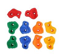 ZenithAur Rock Climbing Holds Children 10 PCS Colorful Wall Holds Set, Practical Playground Equipment for Indoor and Outdoor PlaySet