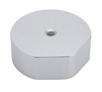 ZenithAur Satellite Tripod Conversion Adapter with Brushed Aluminum Alloy Construction and Adjustable Pole Clamp, a 1/4 Inch Threaded Satellite Tripod Adapter for Rectangular Dish (Silver)