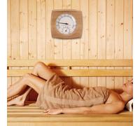 ZenithAur Sauna Thermometer Hygrometer, a 2-in-1 Sauna for clear readings in your home spa, an essential item from our Wood Sauna Accessories collection