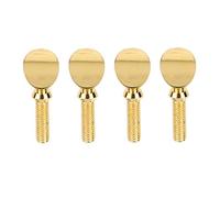 ZenithAur Saxophone Replacement Screws in a 4 Piece Gold Plated Brass Set, Includes Saxophone Ligature Screw and Fits Standard Soprano Alto Tenor Saxophones
