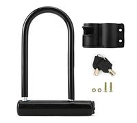 ZenithAur Security Padlock for Bike, Heavy Duty Zinc Alloy Bike U Lock with 2 Keys and Hardened Shackle, Anti Theft Lock for Motorcycles and Scooters
