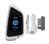 ZenithAur Smart LCD Key with Bluetooth 5.0 Connectivity, 100 Day Standby, and Keyless Entry Auto Lock for All SELECTIONS with One Button Start, Zinc Alloy Frame