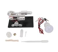 ZenithAur Stirling Engine Educational Toy with Illuminating LED, Heat to Electricity Power Generator for Physical Learning, Stirling Engine Motor Model