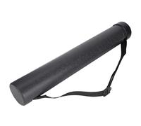 ZenithAur Telescopic Painting Tube, Plastic Drawing Storage Tube, Matte Texture Art Supplies for Artists (Black)