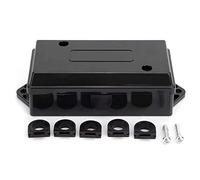 ZenithAur Trailer Power Distribution Block for Clean Wire Management, This 7 Way Trailer Junction Box with 7 Studs is Ideal for RV, and Boat Wiring