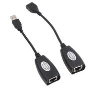 ZenithAur USB to RJ45 Extension Adapter, USB 2.0 Ethernet Extender Cable for Cat5 / Cat6 Network Connection