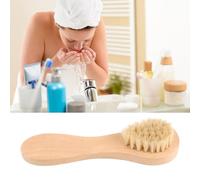ZenithAur Wooden Face Brush Manual Facial Cleansing Brush for Exfoliating Facial Skin Care and Blackhead Removal