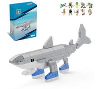 ZenithAura Italian Brainrot Action-Figure Building Kit, Brainrot Toys, Creative STEM Construction Set, Collector Desktop Decor Gift (TRALALERO TRALALA)