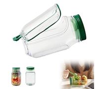 ZenithAura Salat Pod To Go, Salad Box Fresh-Keeping Lunchbox With Dressing Container, Leak-Proof Salad To Go Box, Wet Dry Separation Vertical Layers Meal Prep Container W