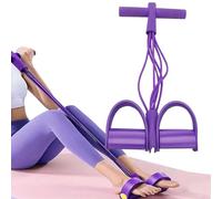 ZenithBurst Resistance Band with Handle, 6 Tube Pedal Ankle Puller, AB Training Aid Device for Uniex