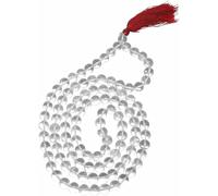 ZenithCart Sphatik Mala | Crystal Japa Mala | Spadigam Malai Original for Pooja (108+1) | 6mm | Positive Effect | Unisex Both for Men & Women