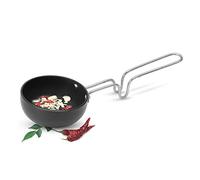 ZenithCart Stainless Steel Tadka Pan | for Spice Tempering |Seasoning, Sturdy Wired Handle | Smooth Finished Surface Pan | 370ml | approx 12cm long