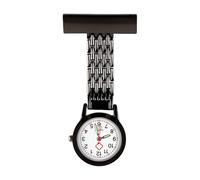 ZenithCove Nurses Fob Watch, Classic Easy Read Lapel Pin Fob Watch with Glow in The Dark Alloy Quartz Movement Stainless Steel Pendant Pocket Clip Watchs for Doctors, Paramedics, Nurses