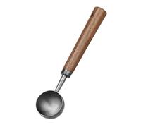 ZenithQuest 15ml Coffee Measuring Scoop Spoon, Stainless Steel Coffee Bean Scoop for Ground Coffee, Tablespoon with Nature Walnut Handle