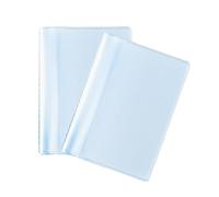 ZenithQuest 2 Pack Clear PVC Wallet Inserts, 10 Pages 20 Slots & 10 Pages 10 Slots Transparent Credit Card Holders, Standard Size 9x7.5cm for ID Membership Cards