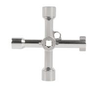 ZenithQuest 5-in-1 Triangle Key- Universal Utility Key with 5 Sizes, Multi-Purpose Meter Triangle Key for Electric Cabinet, Gas Box, Water Meter, Trash Can, and Lockers