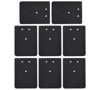 ZenithQuest 8 Pcs TPU Bike Rack Scratch Protection Pads, 12x9cm Black Universal Anti-Scratch Mats, Paint Protection Film for Car Trunk, Tailgate & Door Bicycle Racks