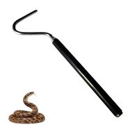 ZenithQuest Collapsible Snake Hook, 7.7-26" Stainless Steel Extensible Snake Catching Tool for Small Large Snake Catching Controlling Moving Up To 2 Pounds