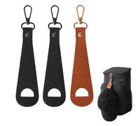 ZenithQuest Hands Free Hat Clip for Travel-3 Pack Durable Hat Clips for Backpack, Luggage | Secure Hat Holder Accessories (Brown, Black)
